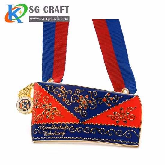 Fabricação de medalhas esportivas de metal esmaltado com glitter personalizado para corrida maratona com fita impressa por sublimação cabide de medalha