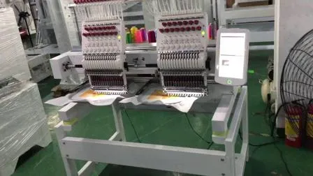Novos modelos de máquina de bordar de 2 cabeças, preço de fábrica fabricado na China